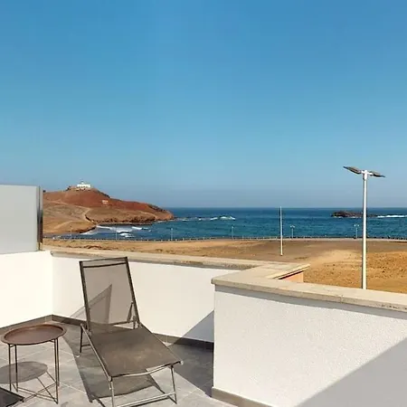 Fantastic Oceanfront Townhouse In Playa De Apartment